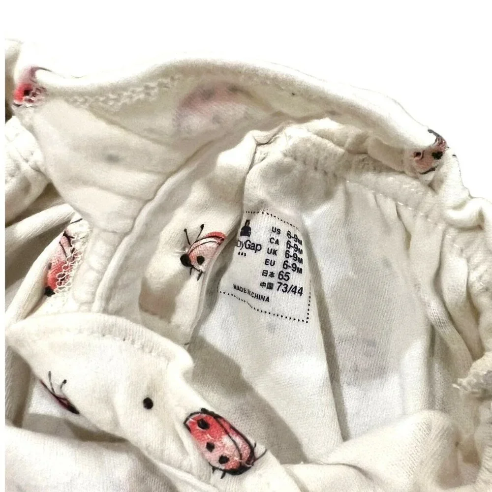 Baby Gap 6-9m Ladybug Bubble Romper